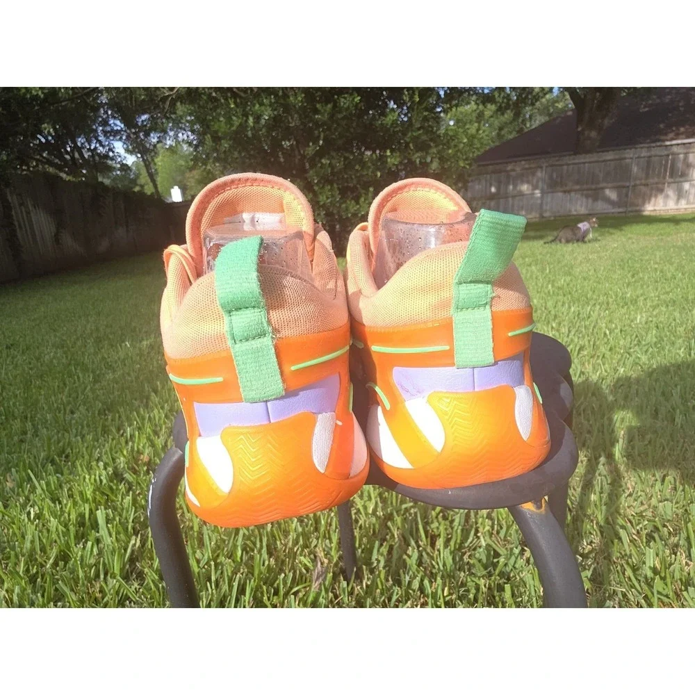 Nike Air Jordan Heir Peach Jam Basketball Shoes Orange Ghost Green